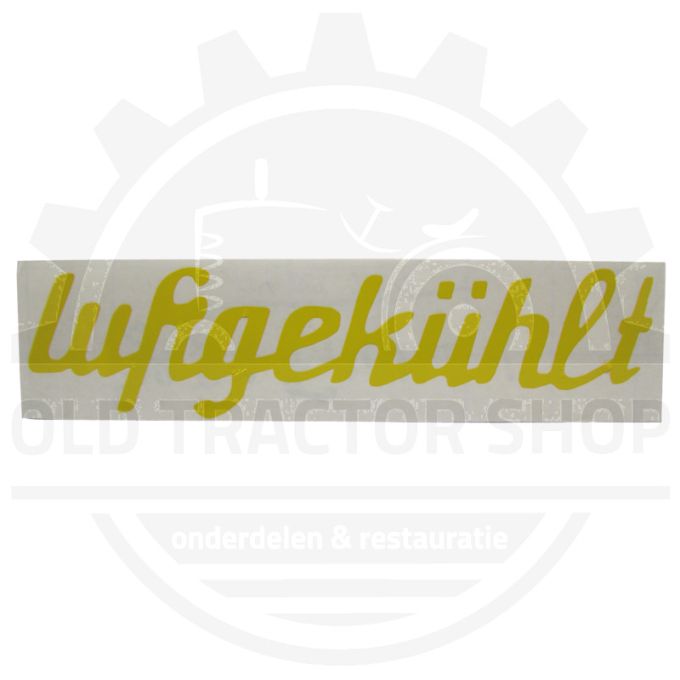 Autocollant "Luftgekühlt"