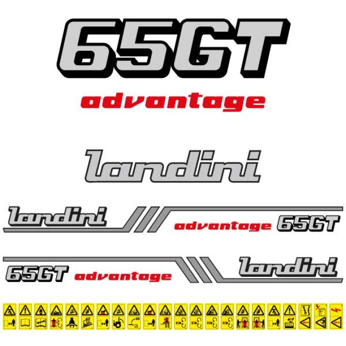 Stickerset Landini Advantage 65 GT