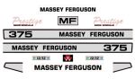 Stickerset Massey Ferguson 375