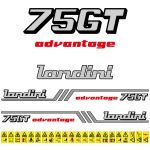 Stickerset Landini Advantage 75 GT