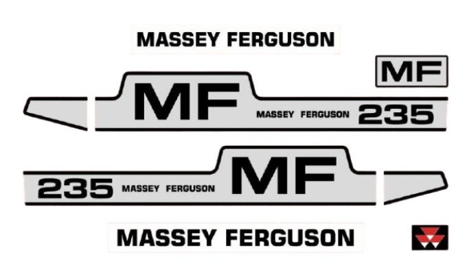 Stickerset Massey Ferguson 235