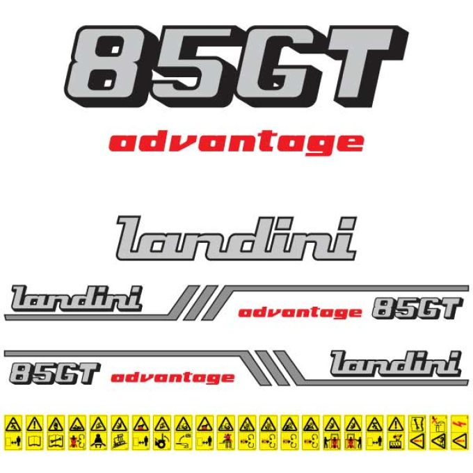 Stickerset Landini Advantage 85 GT