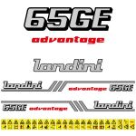 Stickerset Landini Advantage 65 GE