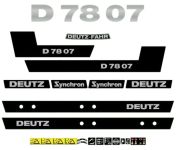 Stickerset Deutz D78-07