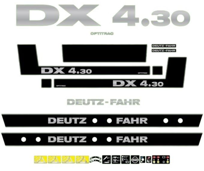 Stickerset Deutz-Fahr DX 4.30
