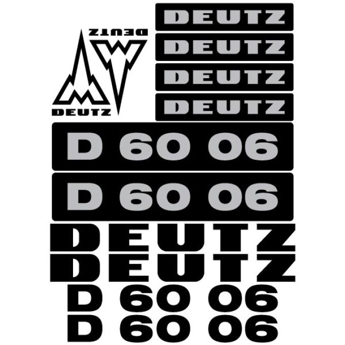 Stickerset Deutz D 60-06