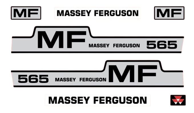 Stickerset Massey Ferguson 565