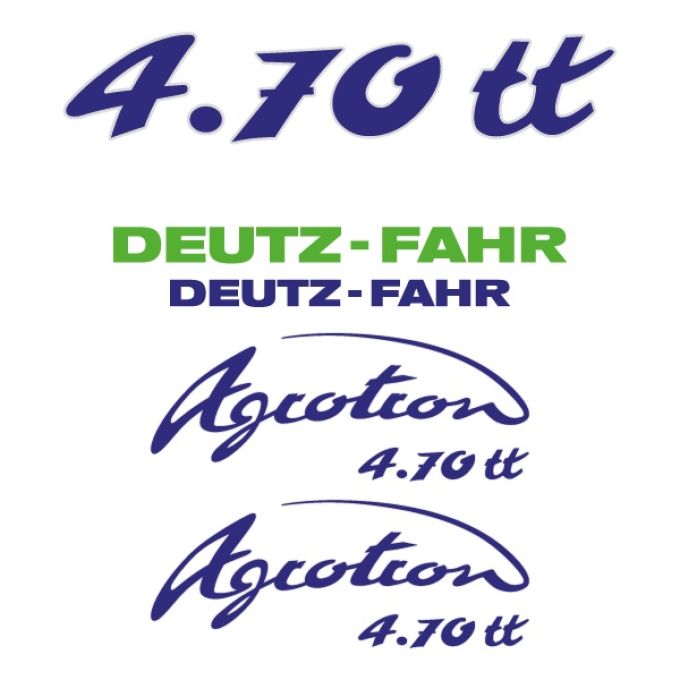 Stickerset Deutz-Fahr Agrotron 4.70 TT