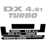Stickerset Deutz Fahr DX 4.61 Turbo