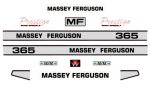 Stickerset Massey Ferguson 365
