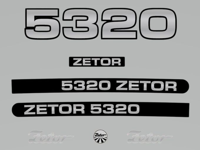 Stickerset Zetor 5320 (2000)