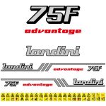 Stickerset Landini Advantage 75 F