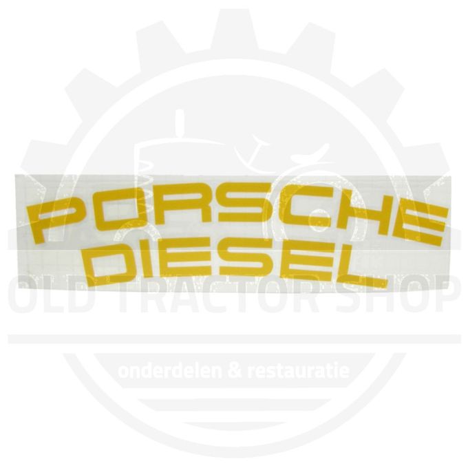 Autocollant Porsche Diesel