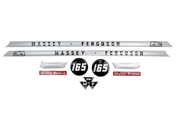 Kit autocollants Massey Ferguson 165