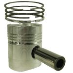 Piston and rings
