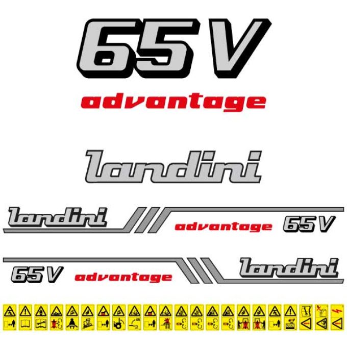 Stickerset Landini Advantage 65 V