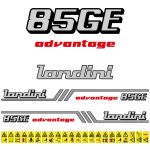 Stickerset Landini Advantage 85 GE