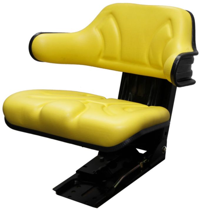 Siège (cuir artificiel jaune), adapté à John Deere