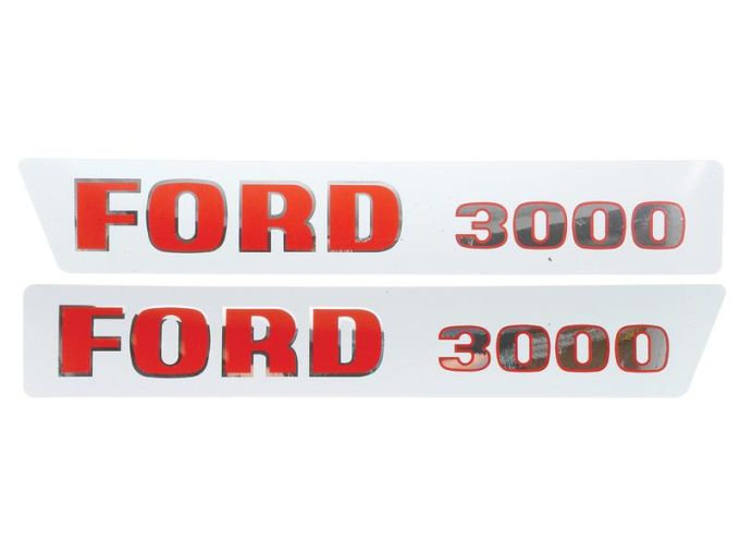 Kit autocollants latéraux Ford 3000