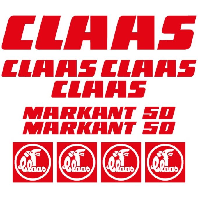 Stickerset Claas Markant 50