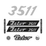 Stickerset Zetor 3511