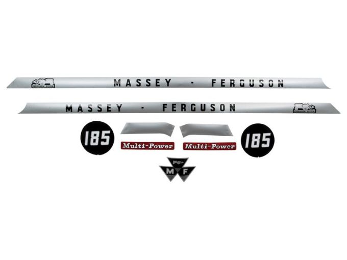 Kit autocollants Massey Ferguson 185