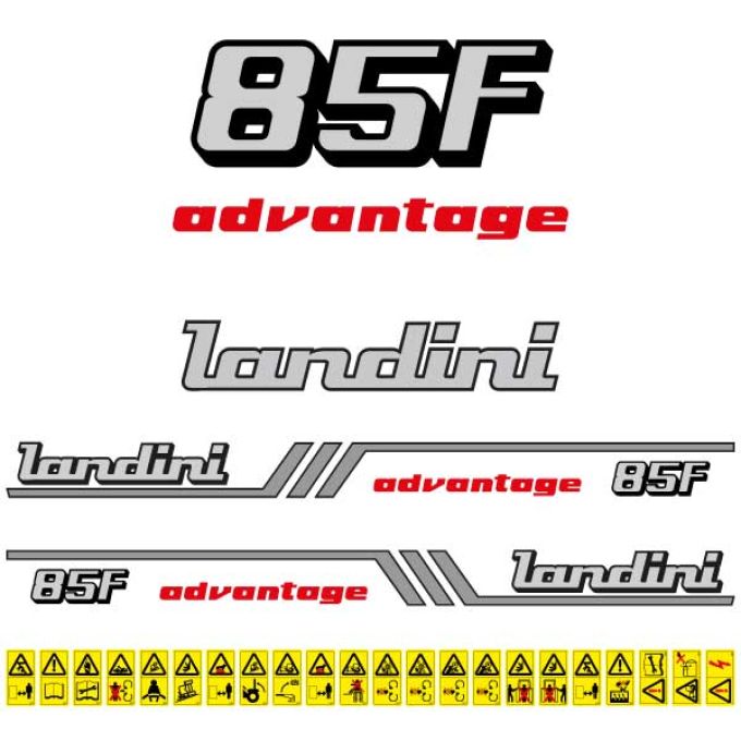 Stickerset Landini Advantage 85 F
