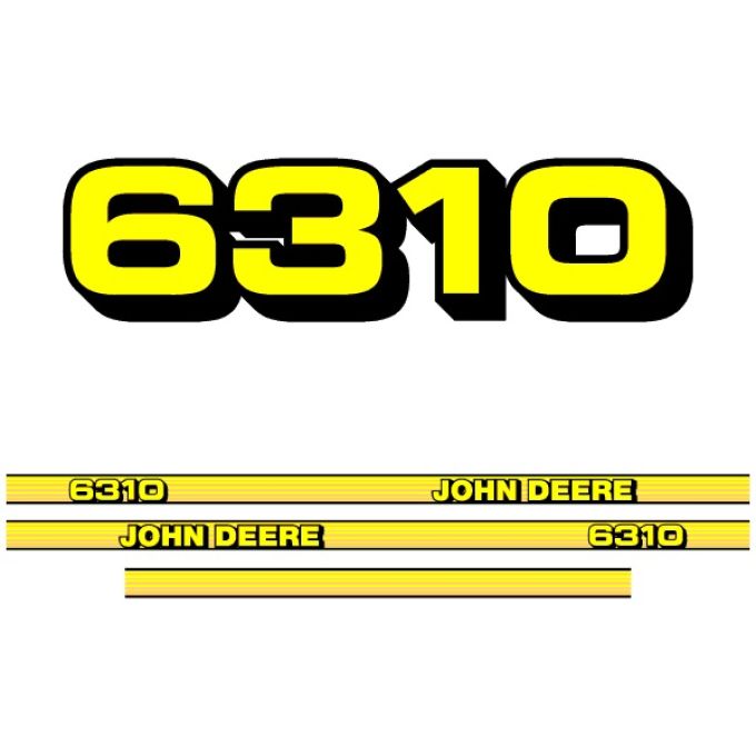 Kit autocollants John Deere 6310