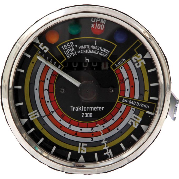 Compteur pour Ø 115 mm, 20 km/u, 2500 t/min, linksdraaiend