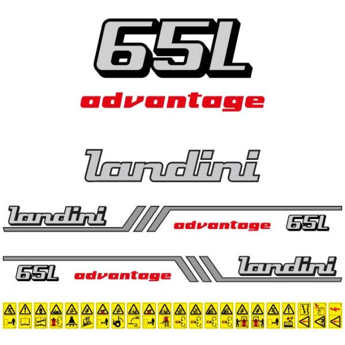 Stickerset Landini Advantage 65 L
