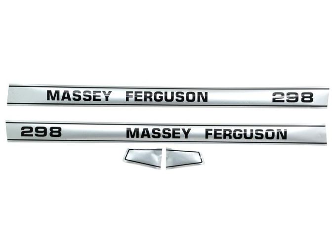 Kit autocollants latéraux Massey Ferguson 298
