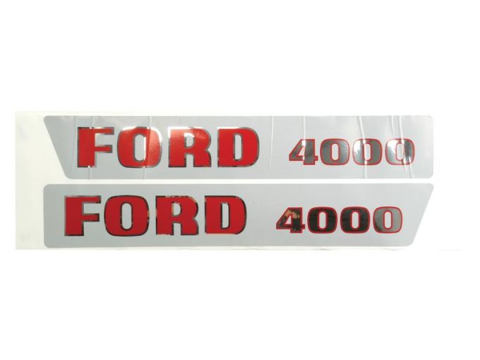 Kit autocollants latéraux Ford 4000