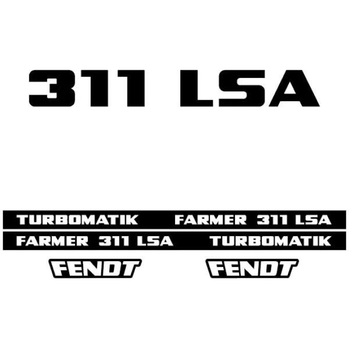 Kit autocollants latéraux Fendt Farmer 311 LSA