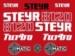 Kit autocollants latéraux Steyr 8120 turbo