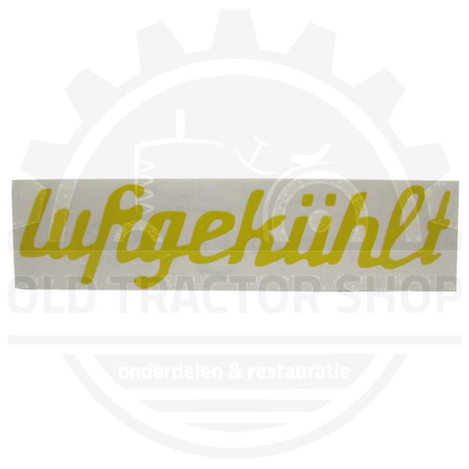 Autocollant "Luftgekühlt"