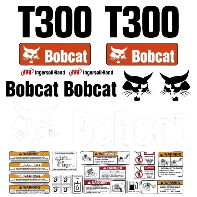 Stickerset Bobcat T300
