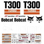 Stickerset Bobcat T300 Turbo