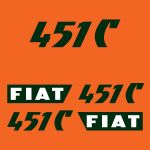 Stickerset Fiat 451 C