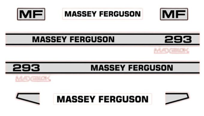 Stickerset Massey Ferguson 293