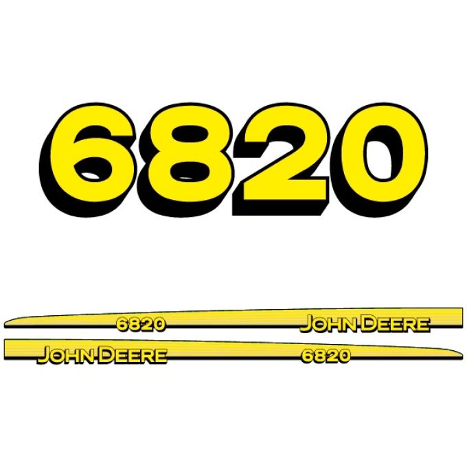 Kit autocollants John Deere 6820