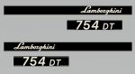 Stickerset Lamborghini 754 DT