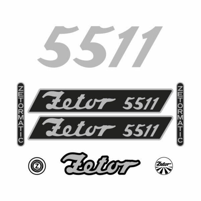 Stickerset Zetor 5511