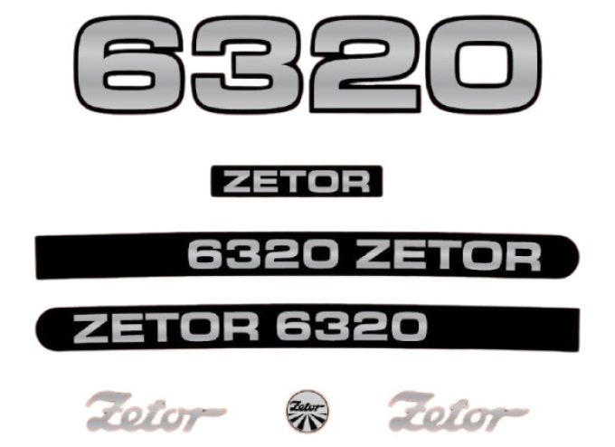 Stickerset Zetor 6320 (2000)