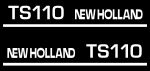 Stickerset New Holland TS110