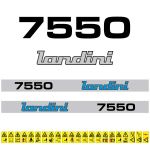 Stickerset Landini 7550 (1986)