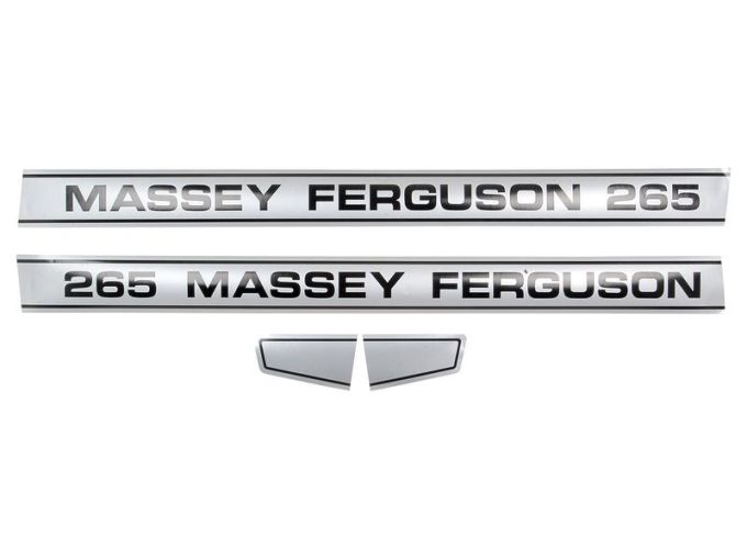Kit autocollants latéraux Massey Ferguson 265