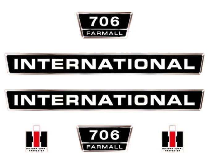Stickerset International 706 Farmall