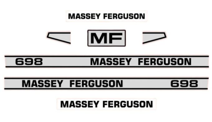 Stickerset Massey Ferguson 698