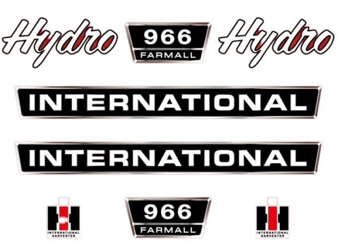 Stickerset International 966 Farmall Hydro