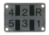 Typeplaatje Hanomag Schakelpatroon